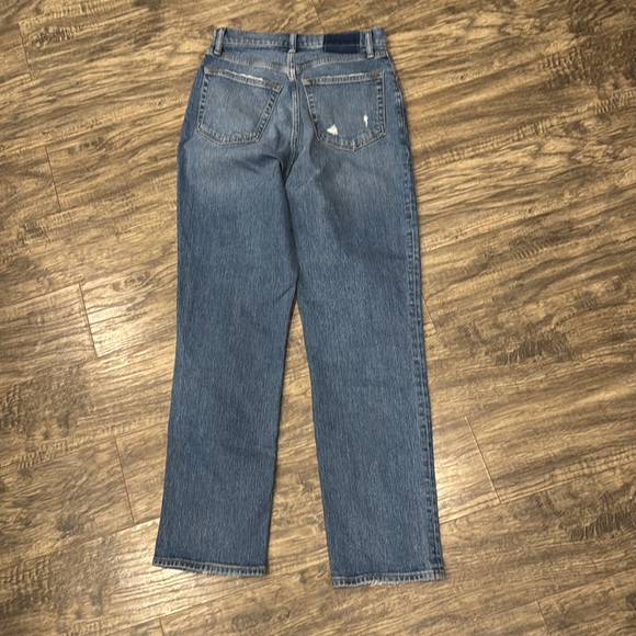 Abercrombie & Fitch 90s straight ultra High Rise curve love jeans - 6 - Picture 5 of 5